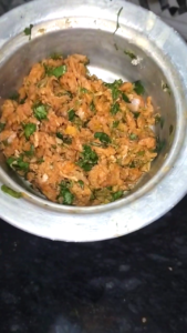 Keema mixture ready for making soft and juicy koftas