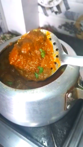 Traditional Masala Kaleji curry highlighting rich masala texture and authentic Indian cooking style