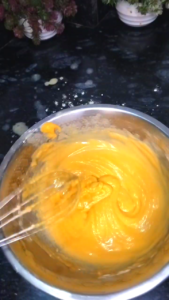 kadhi pakora batter ready smooth besan mixture for pakora