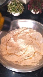 Adding Oil or Desi Ghee to Atta