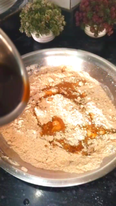 Kneading Dough for Atta Biscuits