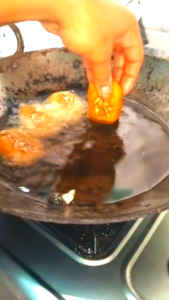 Deep Frying Atta Biscuits on Low Flame