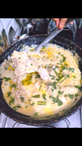 Restaurant Style White Chicken Served in a Bowl