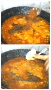 Roasted Cumin Powder and Butter Added to Finish Dhaba Style Matar Paneer